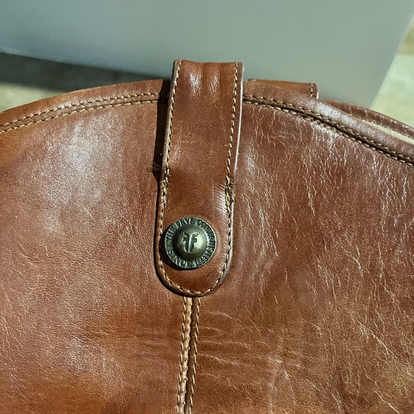 Frye Melissa Button Lug Tall - Cognac size 6.5 - Picture 6 of 8